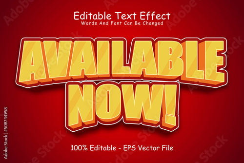 Available Now Editable Text Effect 3 Dimension Emboss Modern Style