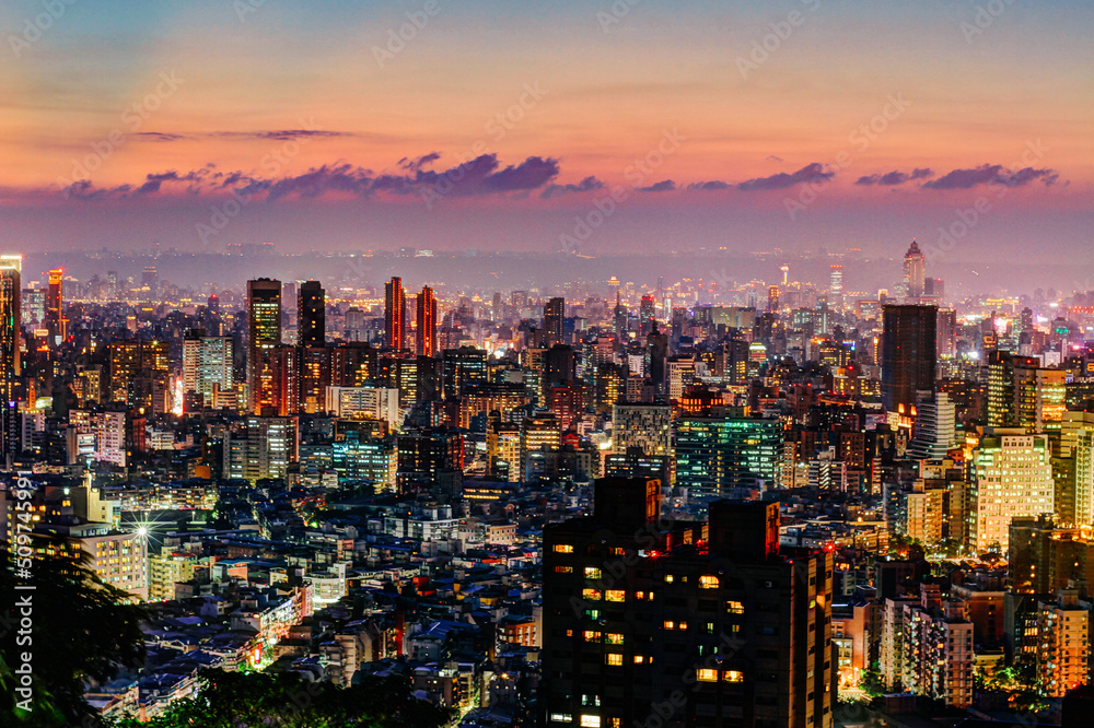 Obraz premium Taipei city