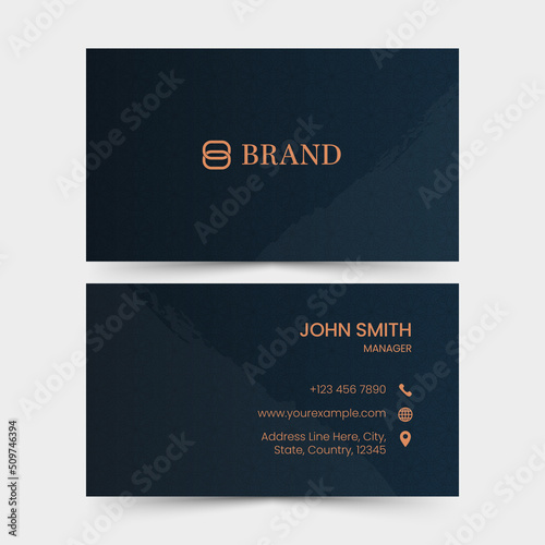 Wallpaper Mural Editable Visiting Card Design With Mandala Pattern In Front And Back Side. Torontodigital.ca