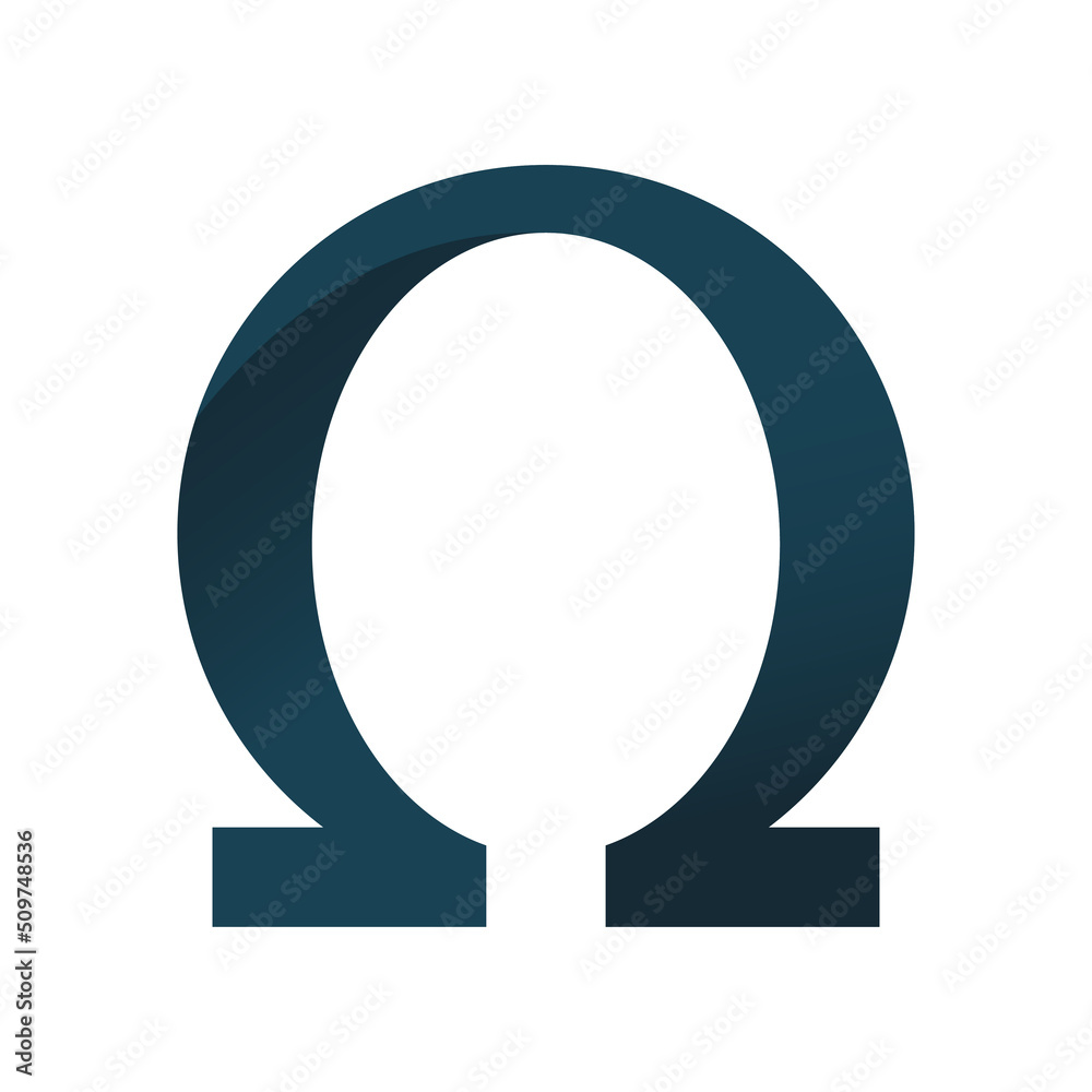 Omega Symbols Icon Vector On Trendy Design. Omega Symbols Icon Vector On Trendy Design.