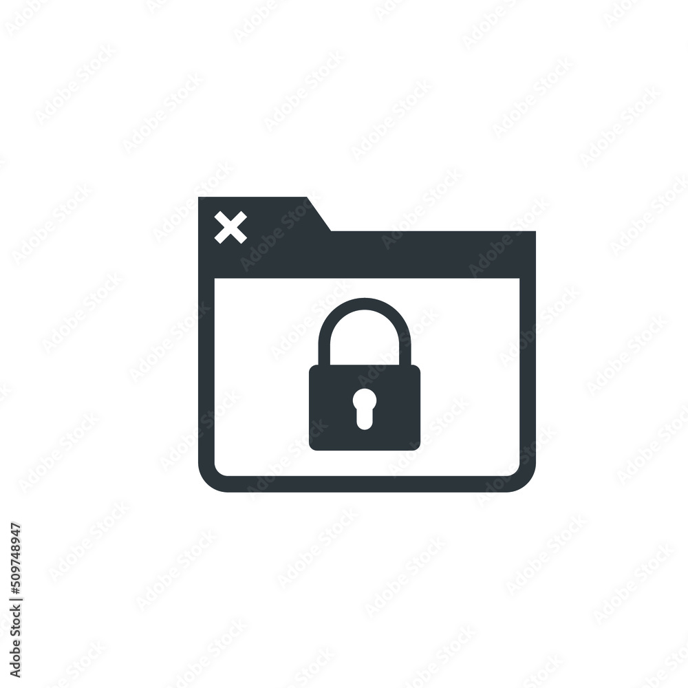 Icon vector graphic of folder, universal use Icon vector graphic of folder, universal use
