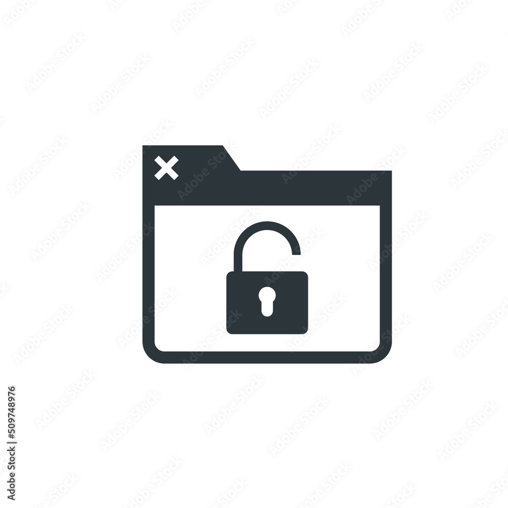 Icon vector graphic of folder, universal use Icon vector graphic of folder, universal use