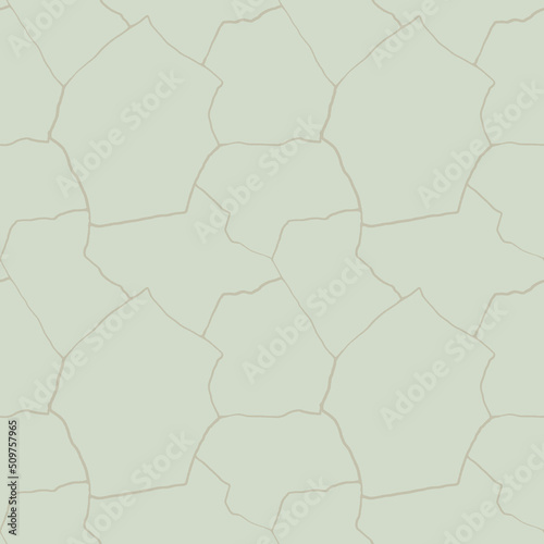 kintsugi art seamless pattern of shards fragments with thin lines in trendy dusty neutral colors palette