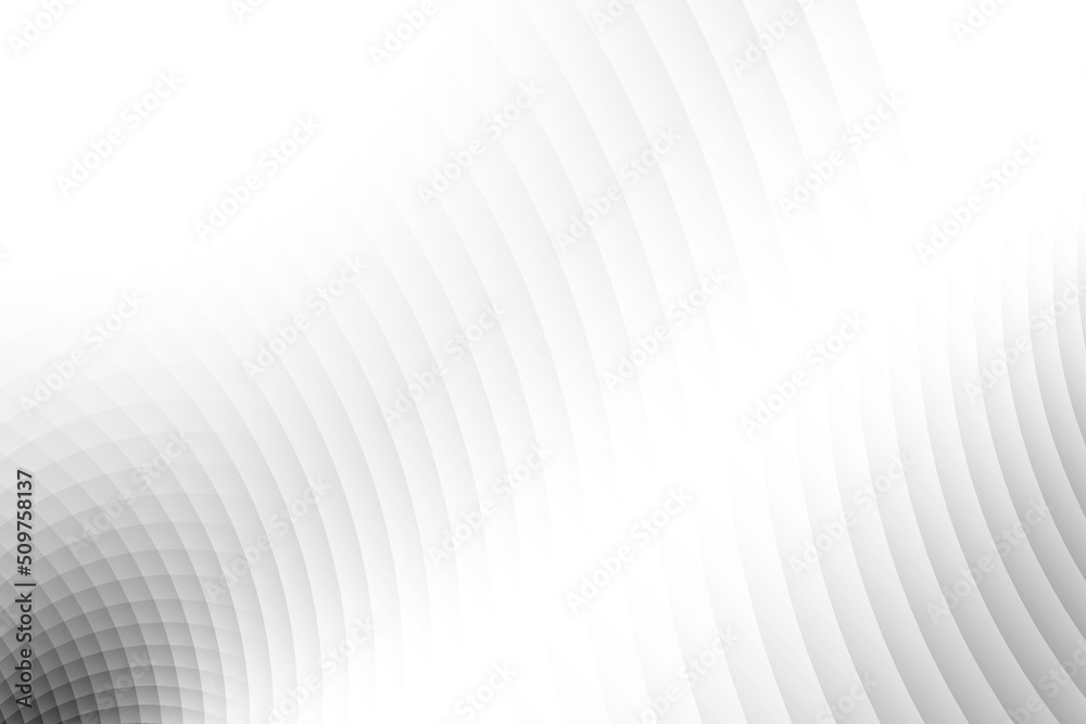 Naklejka premium Abstract white and gray color, modern design background with geometric shape. Vector illustration. 
