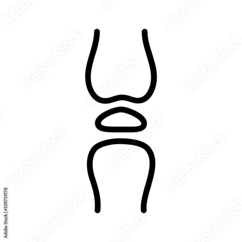 Black line icon for Replacement icon