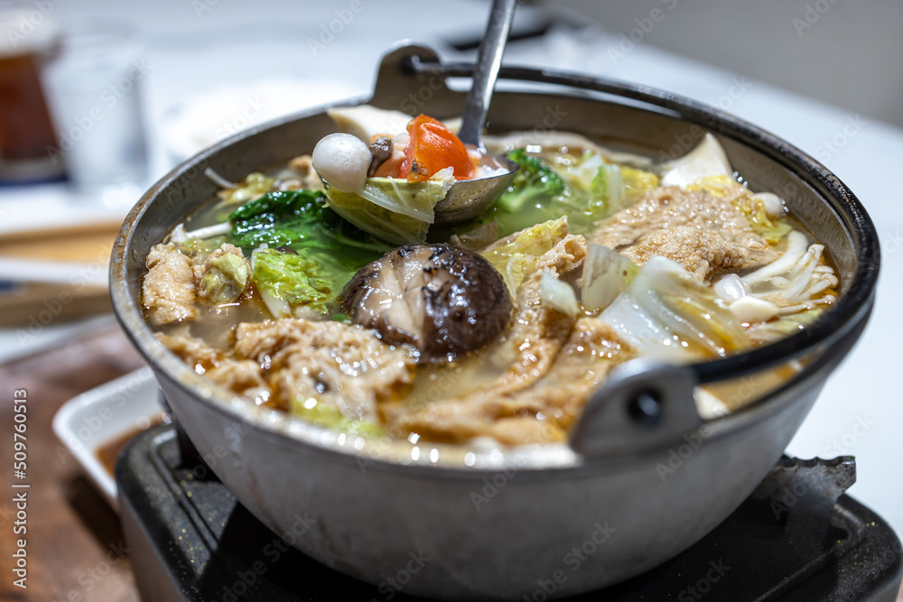Trainees style mushroom hotpot Trainees style mushroom hotpot