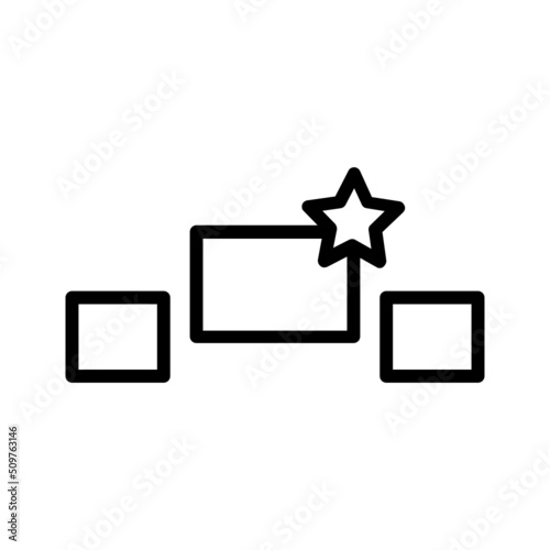 Black line icon for Royalty
