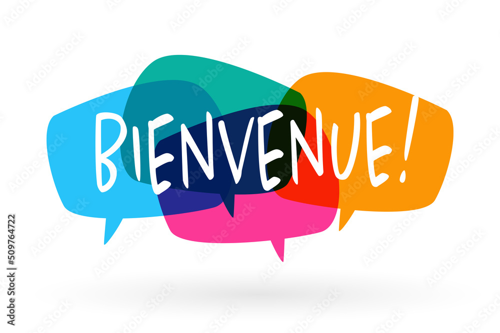 Bienvenue Stock Vector Adobe Stock