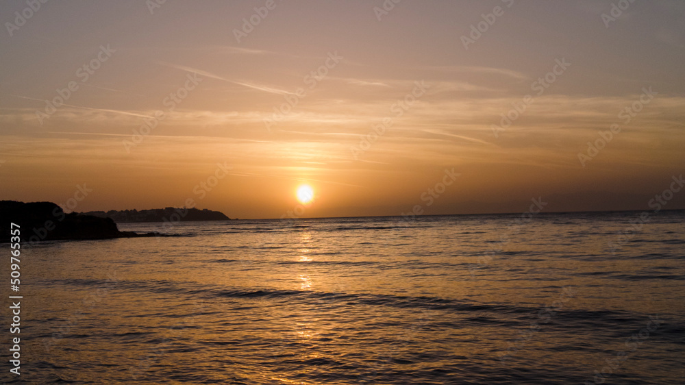 sea and sunset