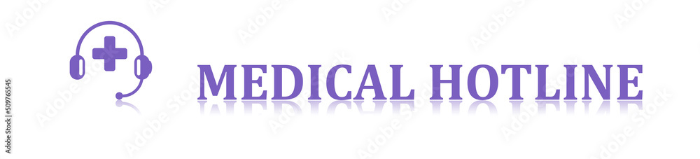 Concept of medical hotline Concept of medical hotline