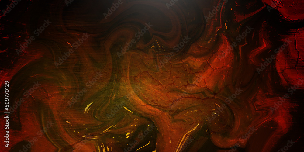 Obraz premium Abstract Fluid art texture. Abstract background with mixing paint effect. Liquid acrylic picture with beautiful mixed paints. 