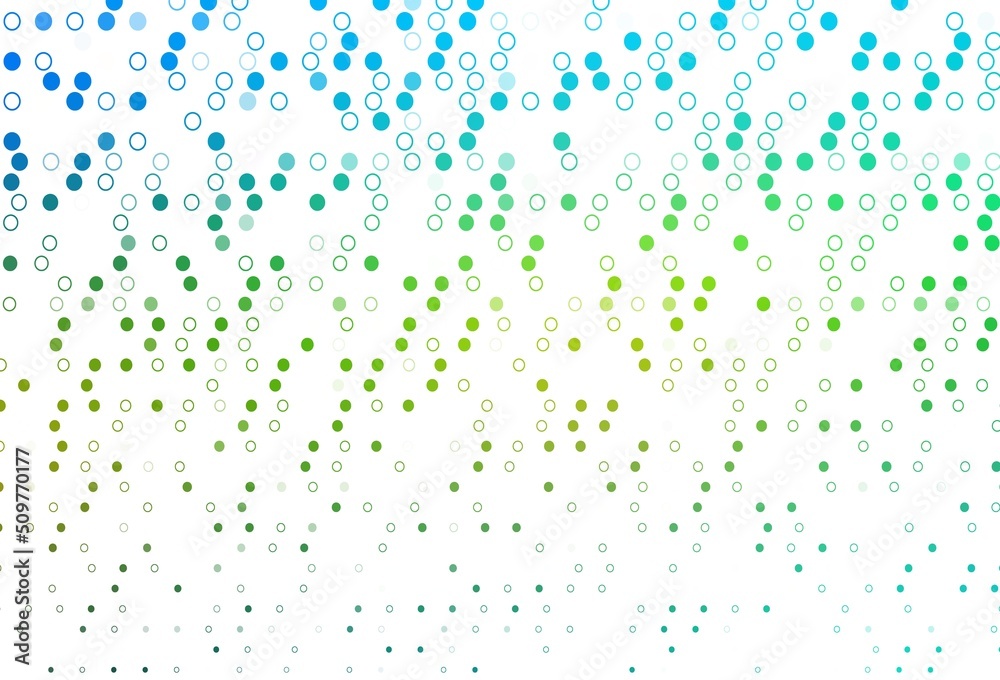 Light Blue, Yellow vector background with bubbles. Light Blue, Yellow vector background with bubbles.