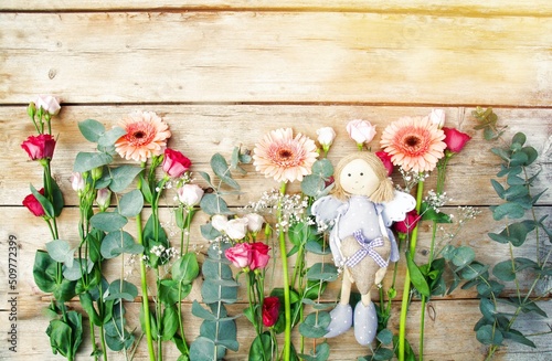 Bouquet of colorful flower ...