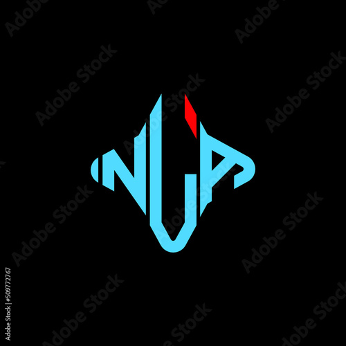 NLA letter logo creative design with vector graphic photo