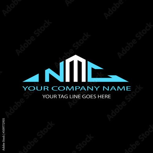 NMC letter logo creative design with vector graphic photo