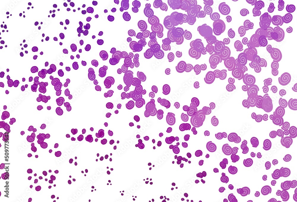 Light Purple vector pattern with liquid shapes. Light Purple vector pattern with liquid shapes.