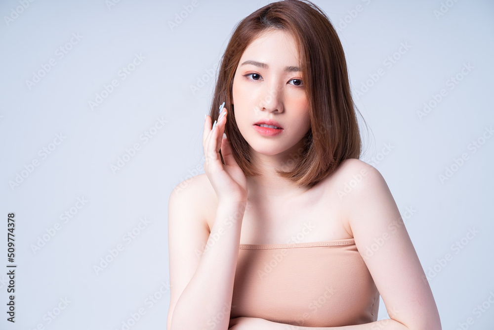 Beauty image of young Asian girl with perfect skin Beauty image of young Asian girl with perfect skin