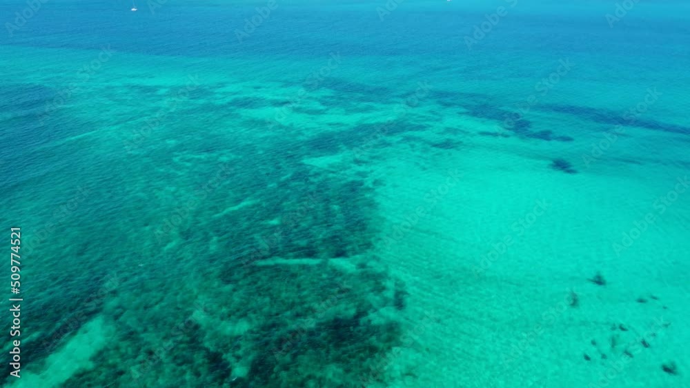 Aerial reveal clip of the beautiful island of Lobos near Corralejo in Fuerteventura Aerial reveal clip of the beautiful island of Lobos near Corralejo in Fuerteventura