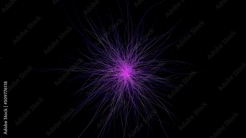 3d abstract neon data background. Colored glowing energy lines, spheres and pulses on an empty black background. Wallpaper, technology, visual, composition, web, internet data concept. 3d abstract neon data background. Colored glowing energy lines, spheres and pulses on an empty black background. Wallpaper, technology, visual, composition, web, internet data concept.