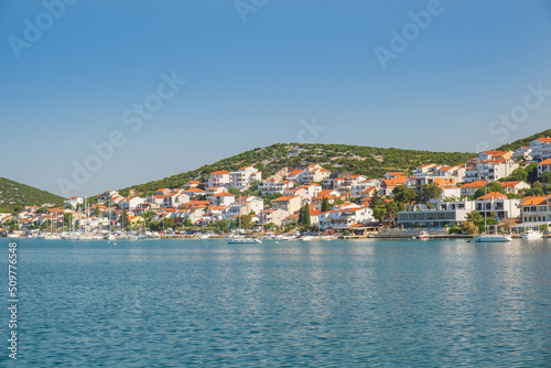 Fototapeta Naklejka Na Ścianę i Meble -  Coastal town Tisno on Murter island in Dalmatia, Croatia