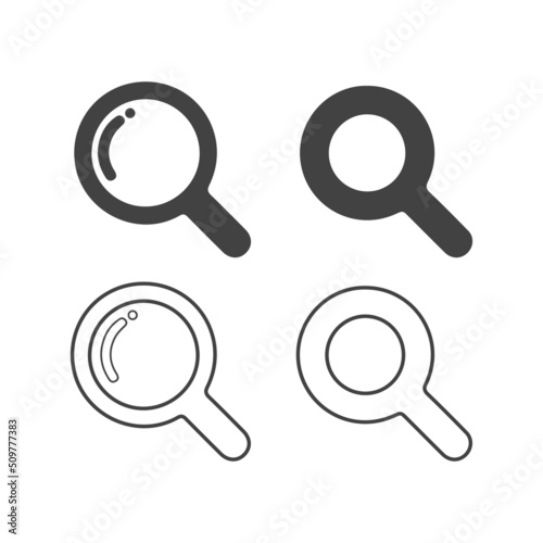 Isolated magnifying glass icon vector illustration graphic design