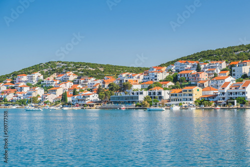 Coastal town Tisno on Murter island in Dalmatia, Croatia © ilijaa