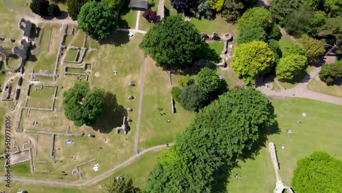 4k video footage of the St Edmundsbury Cathedral in Bury St Edmunds, Suffolk, UK photo