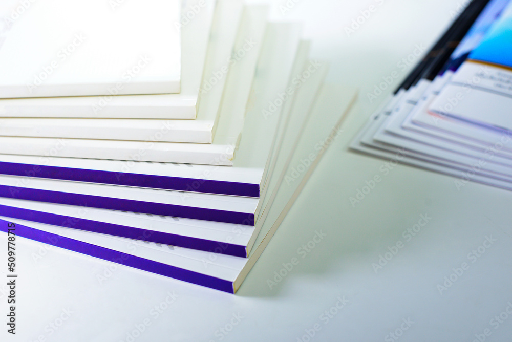 Obraz premium stack of books on the table