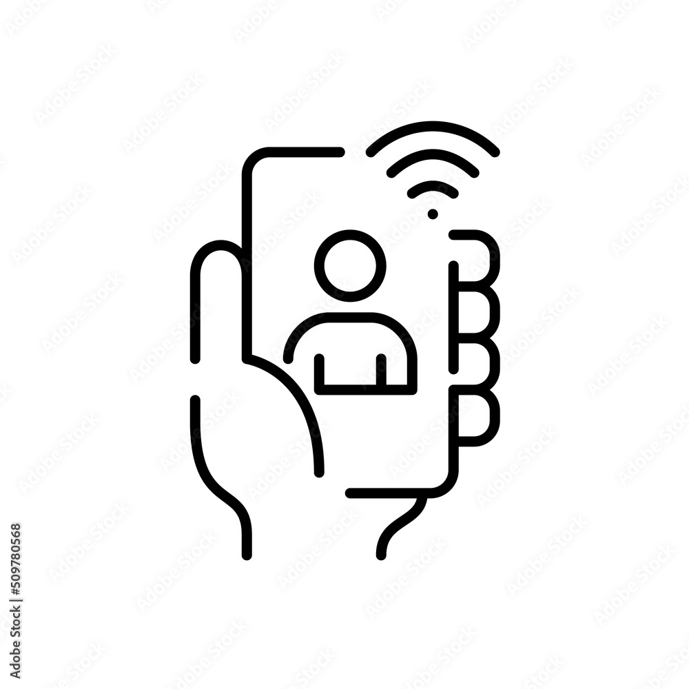 custom made wallpaper toronto digitalSecure remote control app connection. Pixel perfect, editable stroke line icon