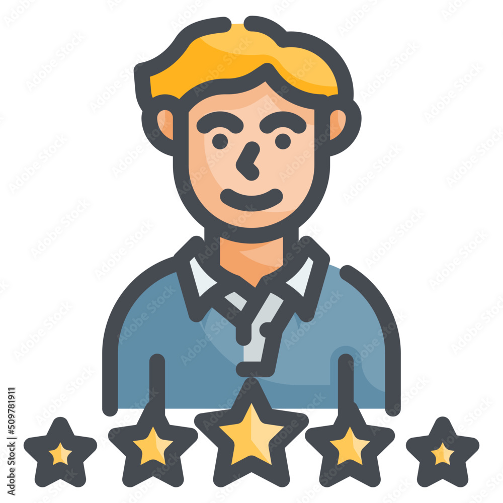 rating line icon