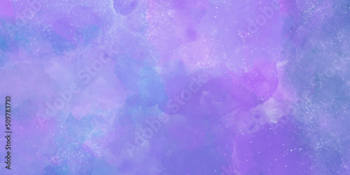 Light soft pink and purple watercolor background. Smooth pastel ink color glow aquarelle smudge illustration. Multicolor shades hand drawn. Colorful grungy paper textured. abstract blobs paint splash