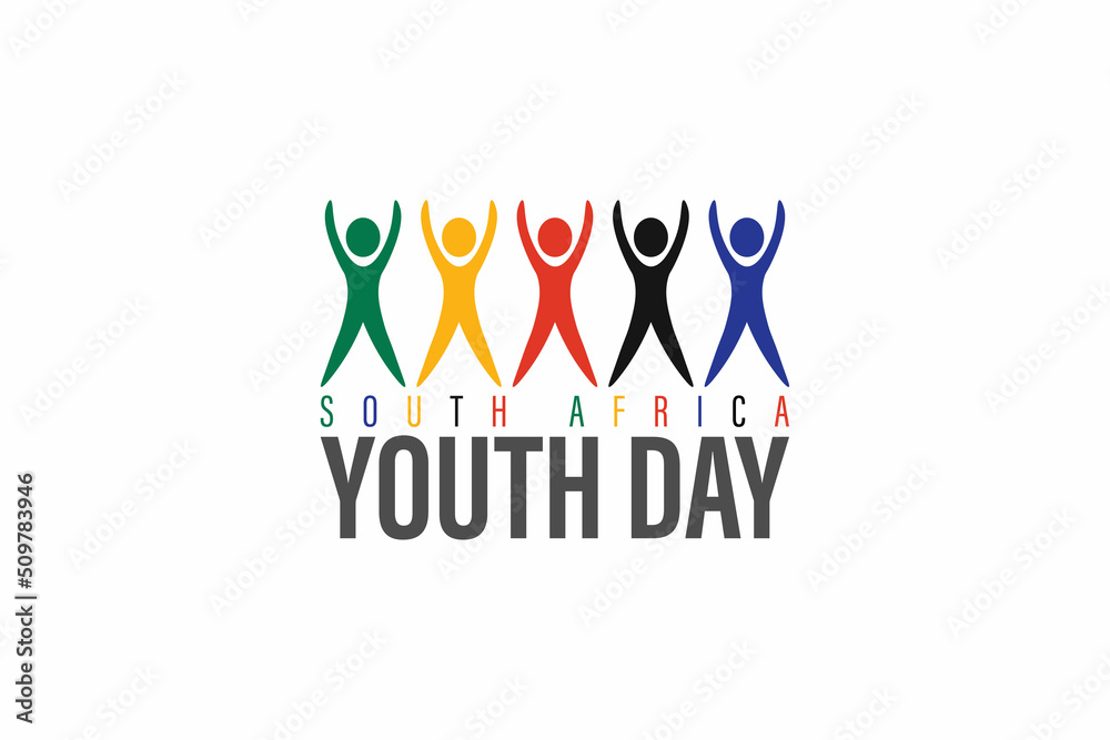 South Africa Youth Day vector illustration.