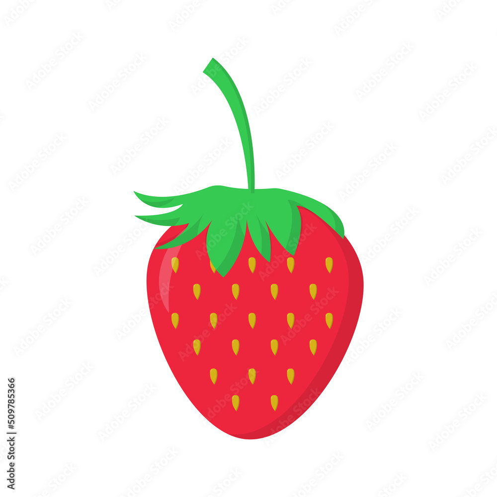 Vector illustration of strawberry. Suitable for social media post, menu design, poster, banner, or video editing needs Vector illustration of strawberry. Suitable for social media post, menu design, poster, banner, or video editing needs