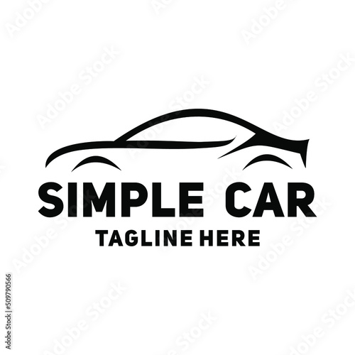 car line logo design creative