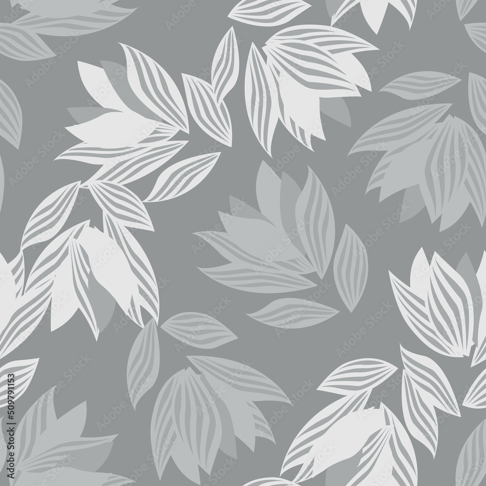 Floral Brush strokes Seamless Pattern Design Floral Brush strokes Seamless Pattern Design