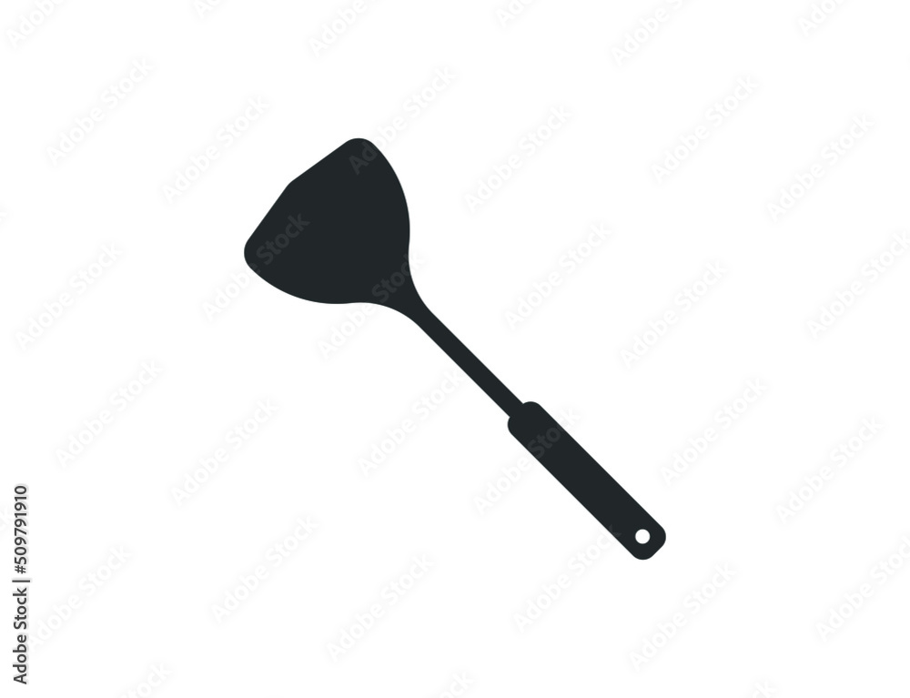 Spoon icon, line sign vector illustration. eps 10.