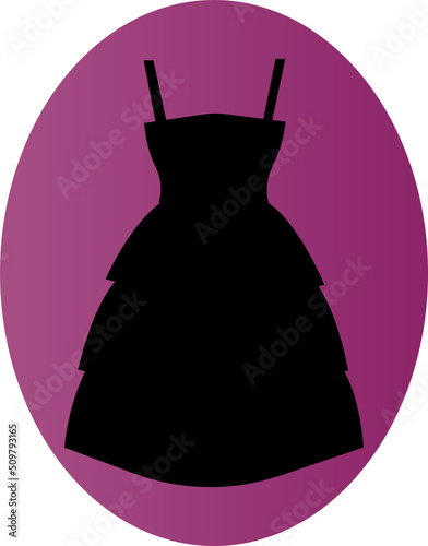 dress hand drawn