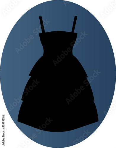 dress hand drawn