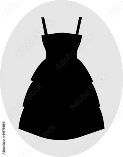 dress hand drawn