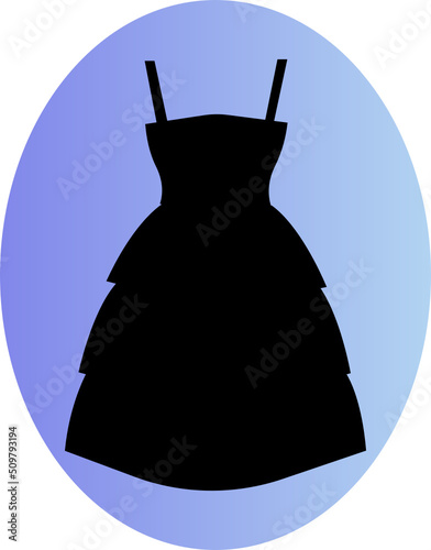 dress hand drawn