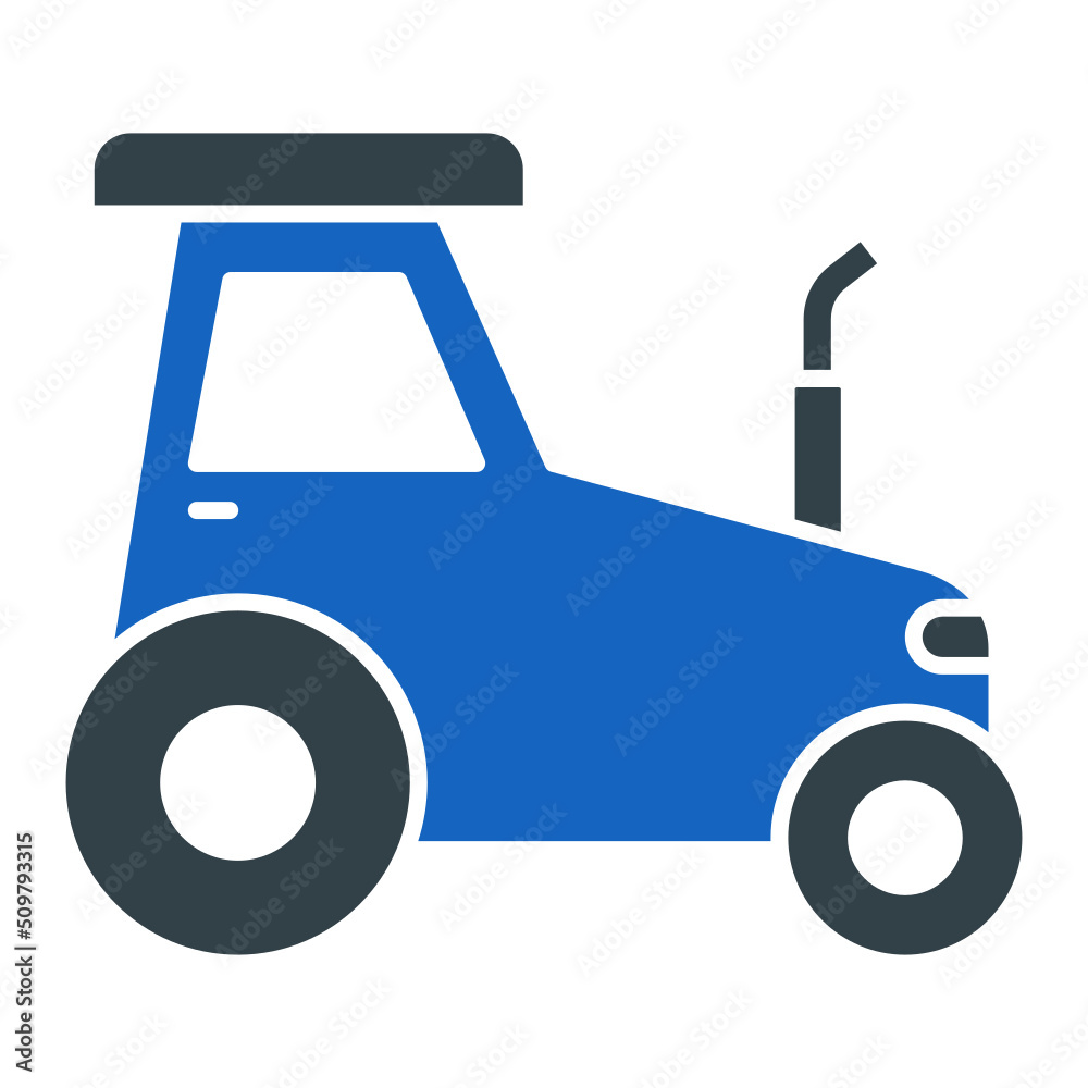 Tractor Icon Design Tractor Icon Design