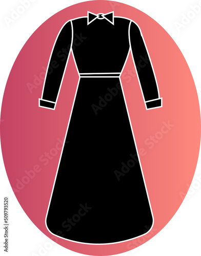 dress hand drawn
