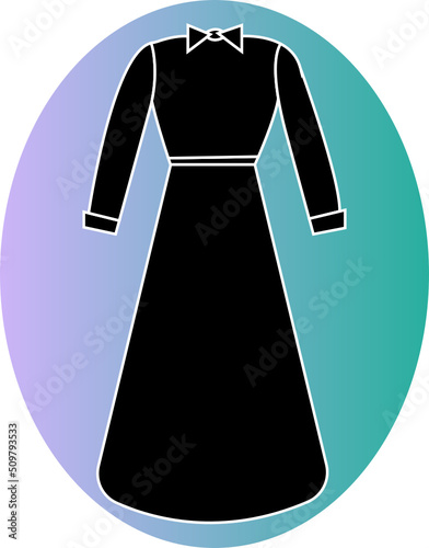 dress hand drawn