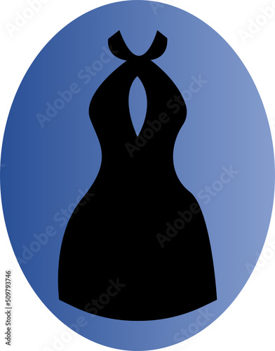 dress hand drawn
