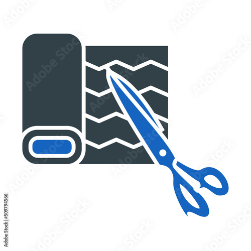 Cutting Cloth Icon