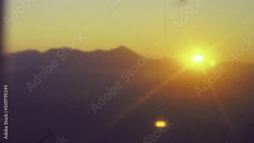 Italy 1960, Orange sunset