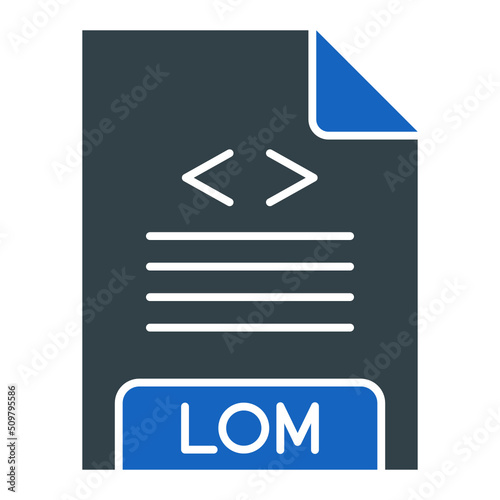 LOM File Format Icon Design