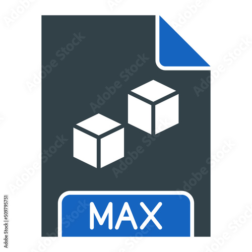 MAX File Format Icon Design