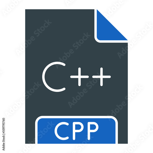 CPP File Format Icon Design photo