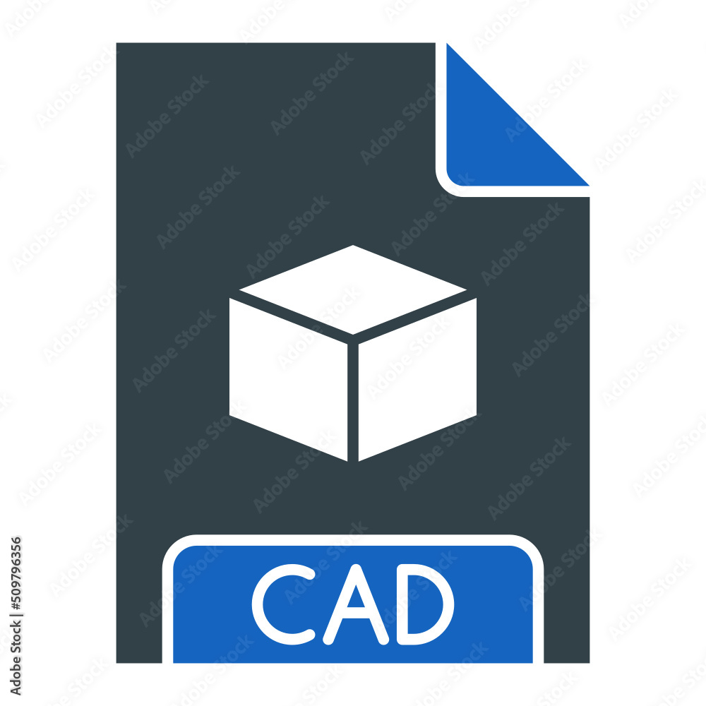 CAD File Format Icon Design CAD File Format Icon Design